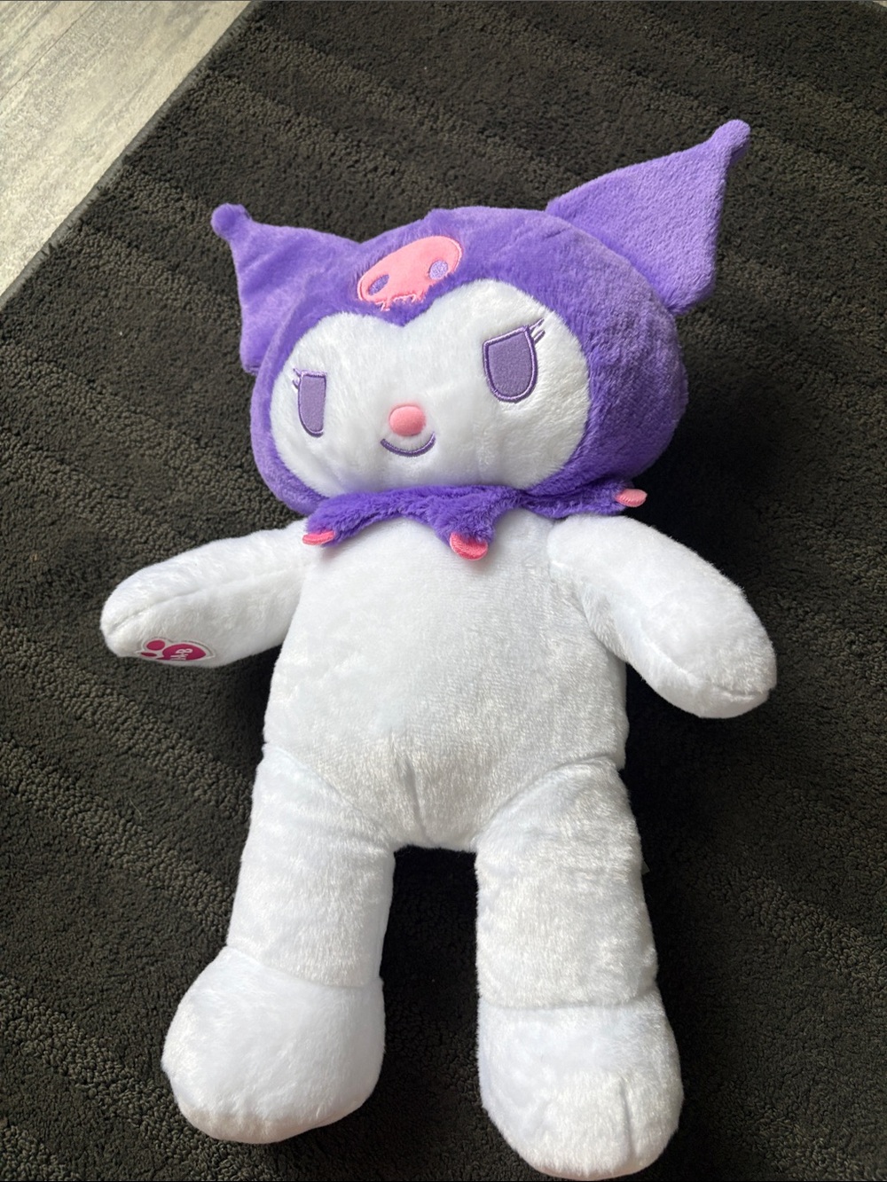 Build-A-Bear White and Purple Hooded Plush Character kuromi